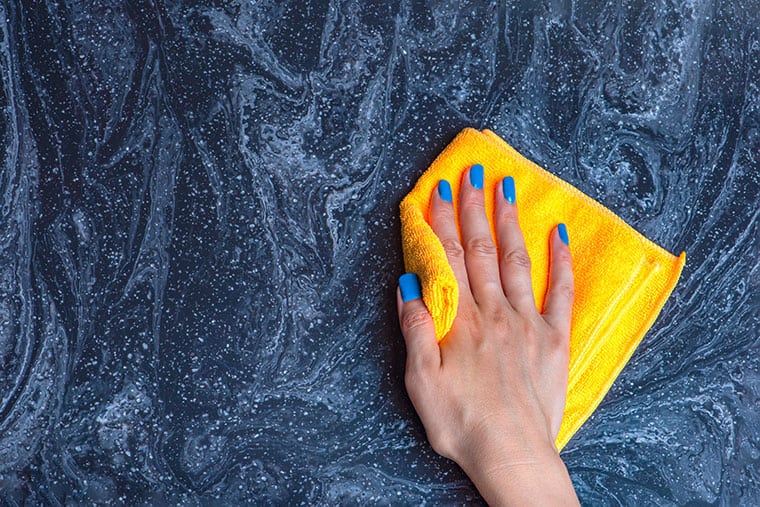 how to maintain stone countertops