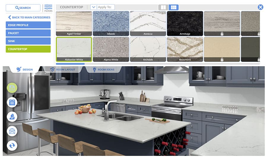 true blue surfaces countertop visualizer