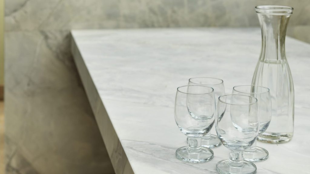 outdoor marble counters