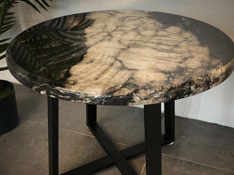 cosmic black granite tabletop