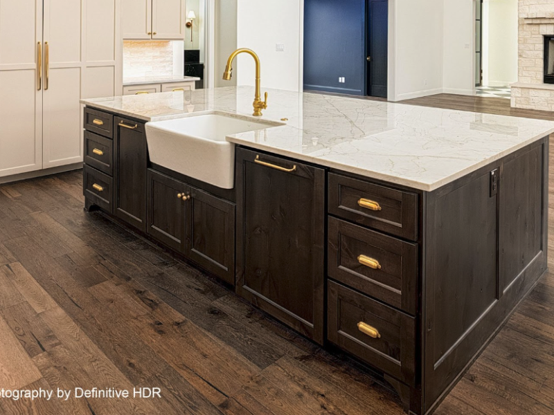 countertop with stunning cabinetry