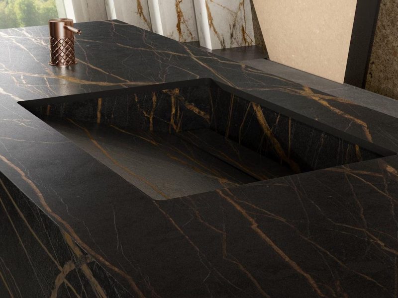 Laurent Matte porcelain sink dekton
