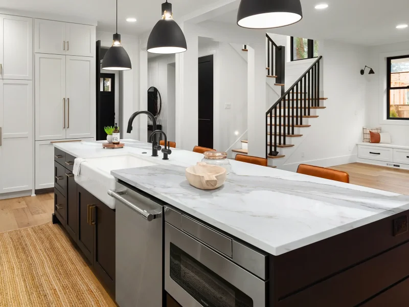 Revolux Calacatta Gold Lux kitchen porcelain