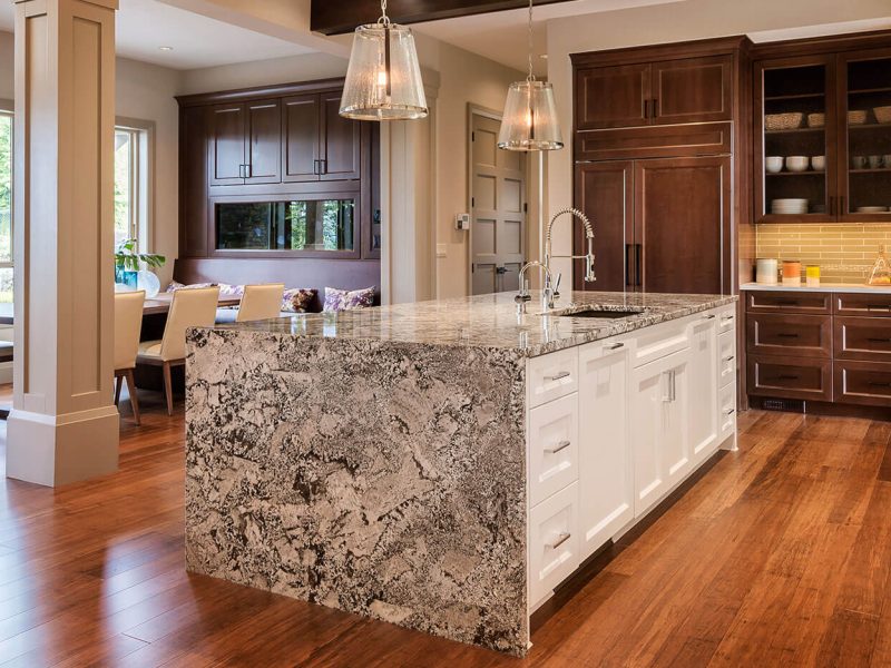 bianco antico granite kitchen